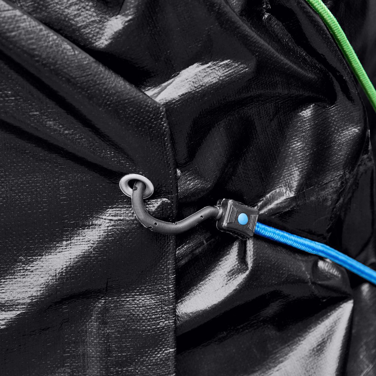 18 ft. x 24 ft. Silver and Black Weather-Resistant Tarp S180