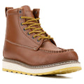 Leather Slip Resistant Soft Toe Work Boots Size 8.5 D87897