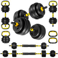 66 Lbs Adjustable Dumbbell Barbell Set K86072