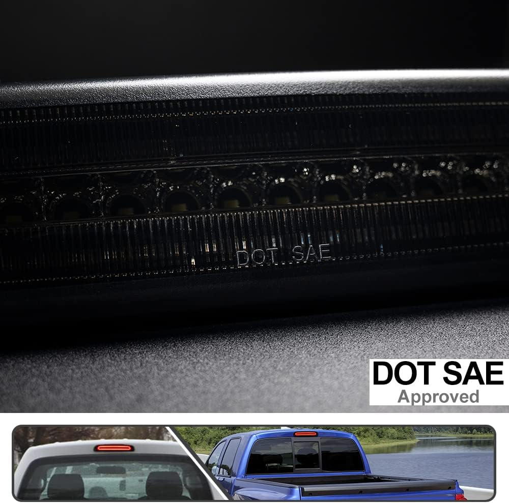 Red/white LED 3rd Brake Light with Strobe Feature E886596
