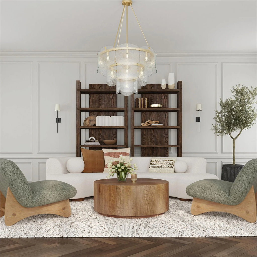 6 Shelf Tall Wood Bookcase W3469