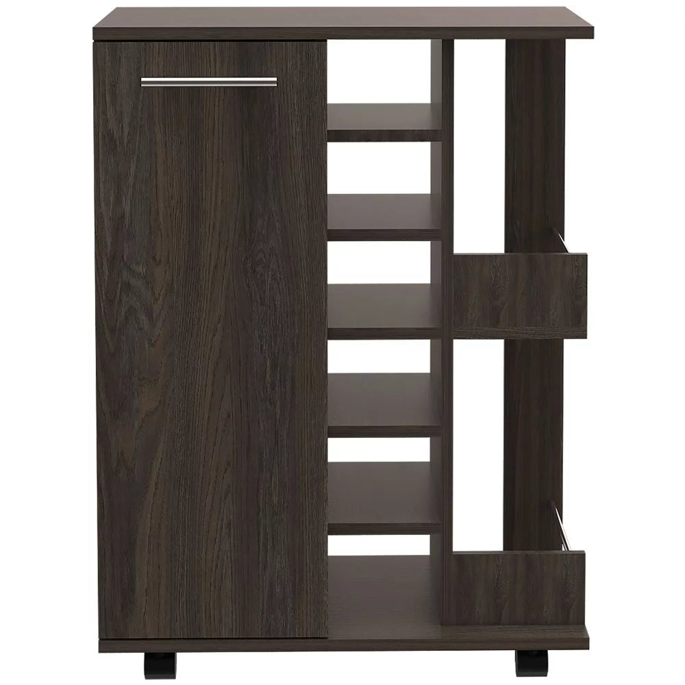 Bar Cart with Four Casters G83582