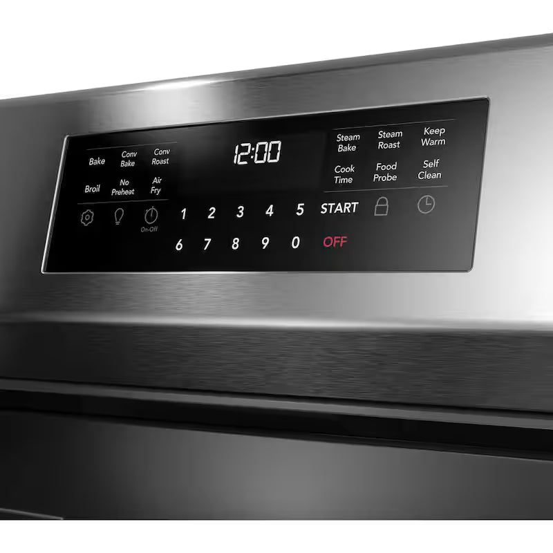 30 in. 5 Burner Freestanding Gas Range in Stainless Steel with True Convection and Air Fry H6275