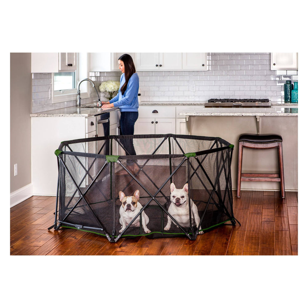 8 Panel Portable Pen with Pet Door and Carry Case Q845146