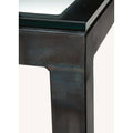 White Venatino Marble Top Parsons Console Table G76799