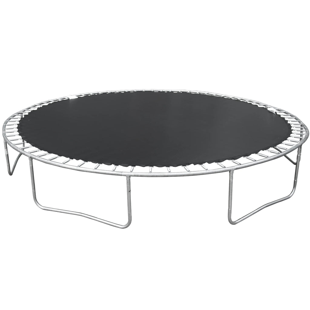 14 FT Trampoline Set with Safety Enclosure Net, Basketball Backboard and Ladder Y451598