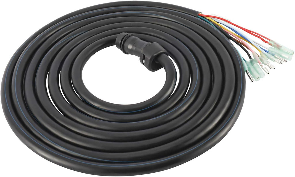 10 Pin 16.4ft Motor Cable Wire Harness for Yamaha Outboard Engine 703 Remote Control Box, Pack of 2 X383