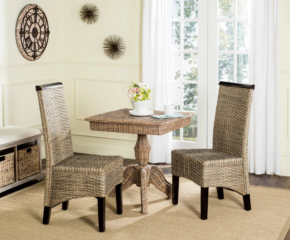 Wicker Dining Chair, Set of 2 D93352