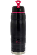 Black and Pink 24oz Stainless Steel Water Bottle L354