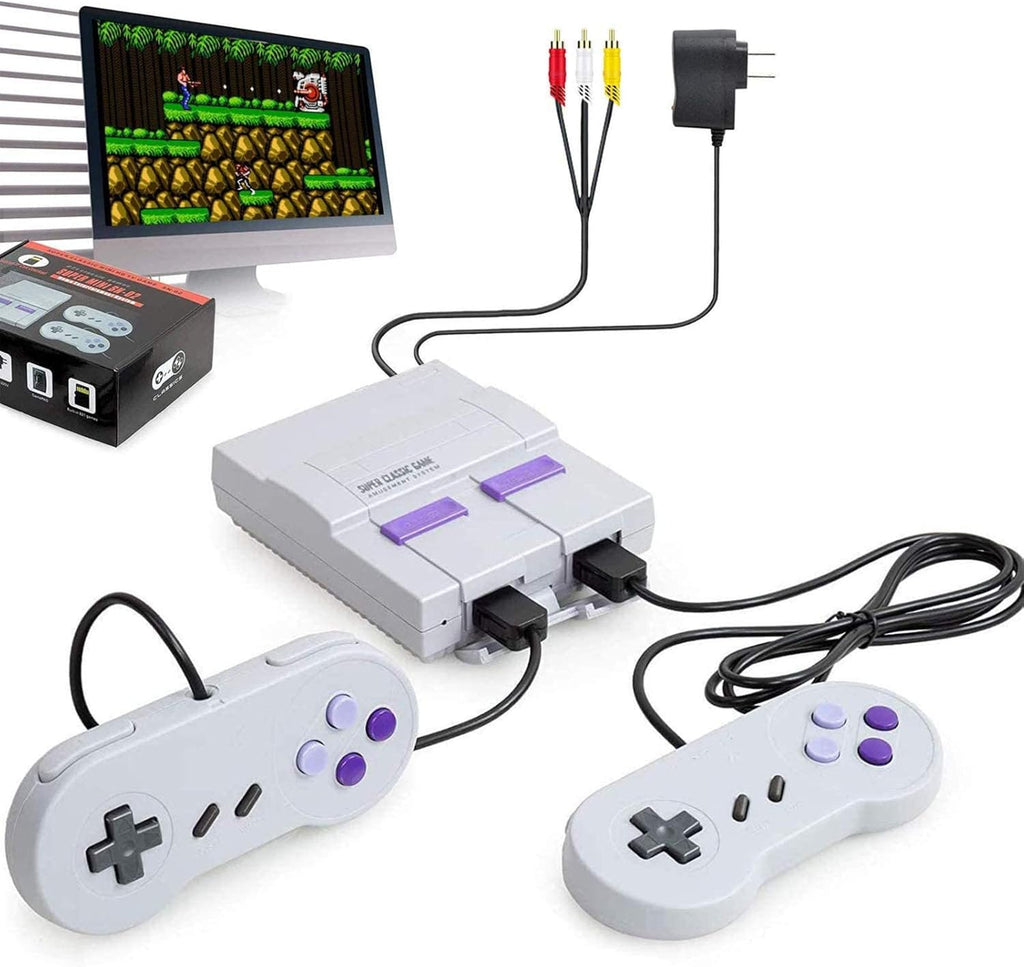 Retro Game Console with Built-in 660 Video Games and 2 Controllers, AV Output, Pack of 2 I80523
