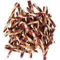 Triple Flavor Rawhide Twist Dog Treats E81043