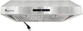 30 Inch Under Cabinet Range Hood, 525 CFM Stainless Steel Vent Hoods O5811