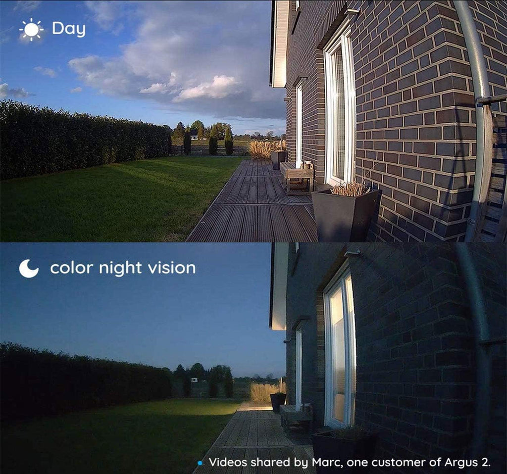 Wireless Rechargeable Battery Outdoor Security Camera System with Solar Panel D174