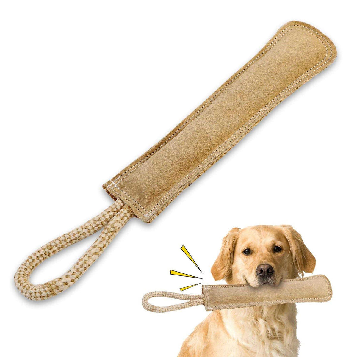 Dura-Fused Leather Dog Toy I748134
