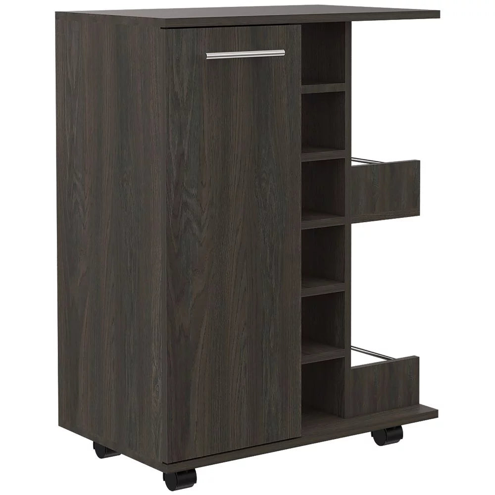 Bar Cart with Four Casters G83582