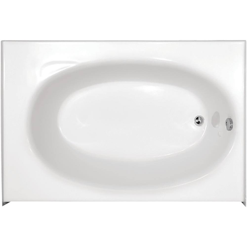White Rectangular Alcove Bathtub M9594