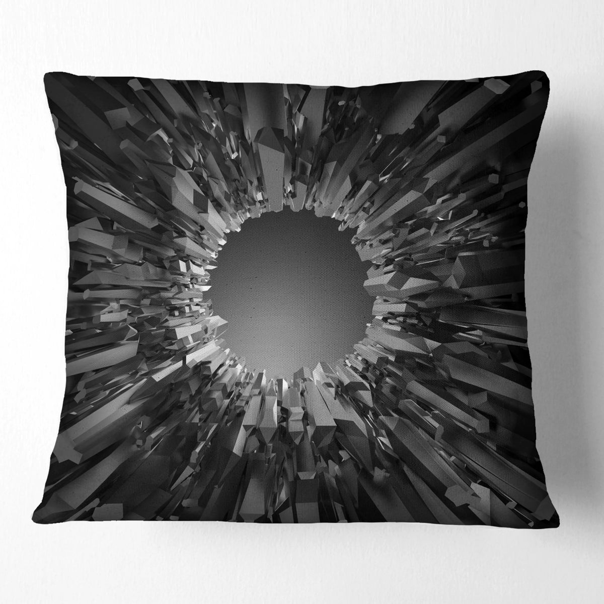 Abstract Throw Pillow 18 in. x 18 in. Q33475