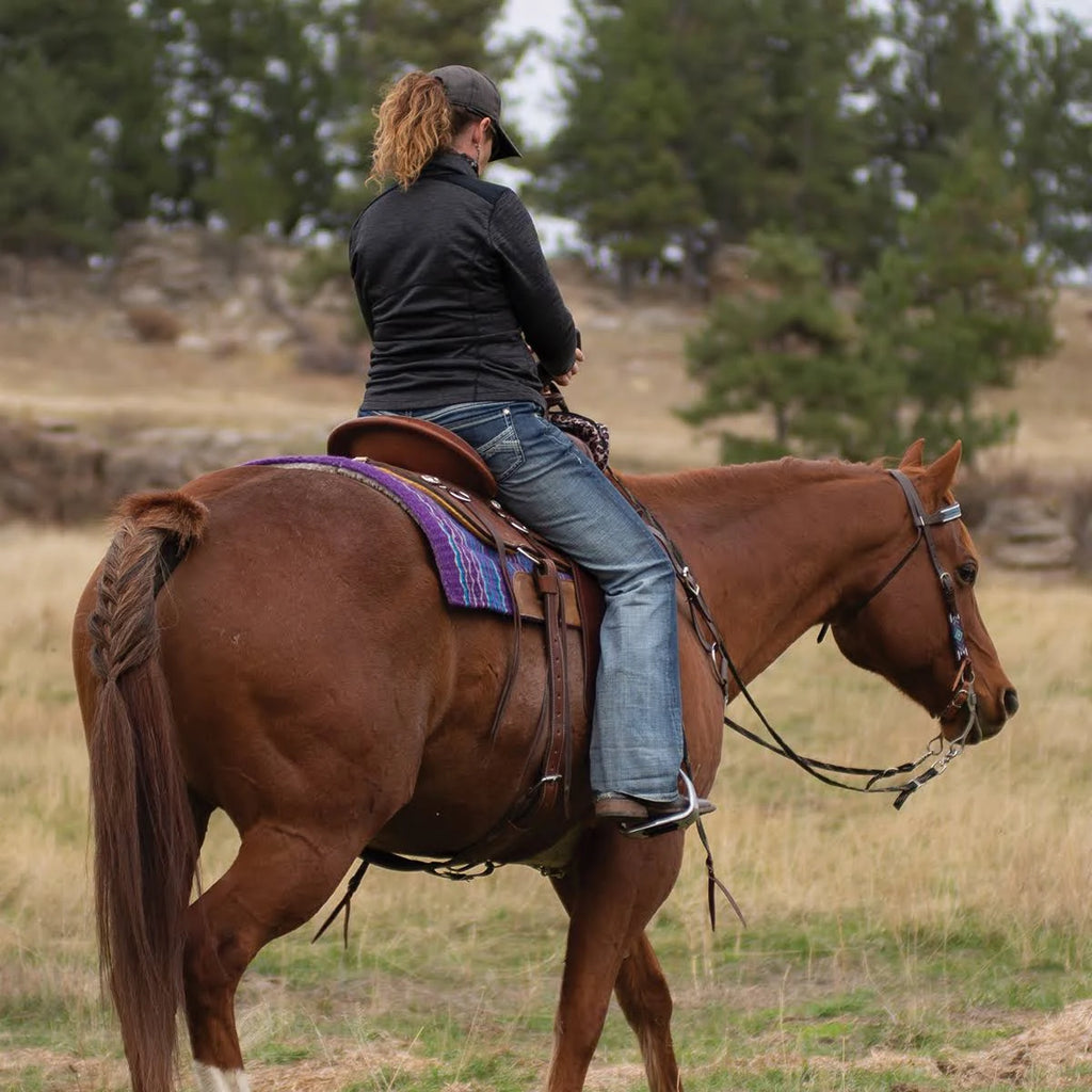 Purple Performance Saddle Pad M866