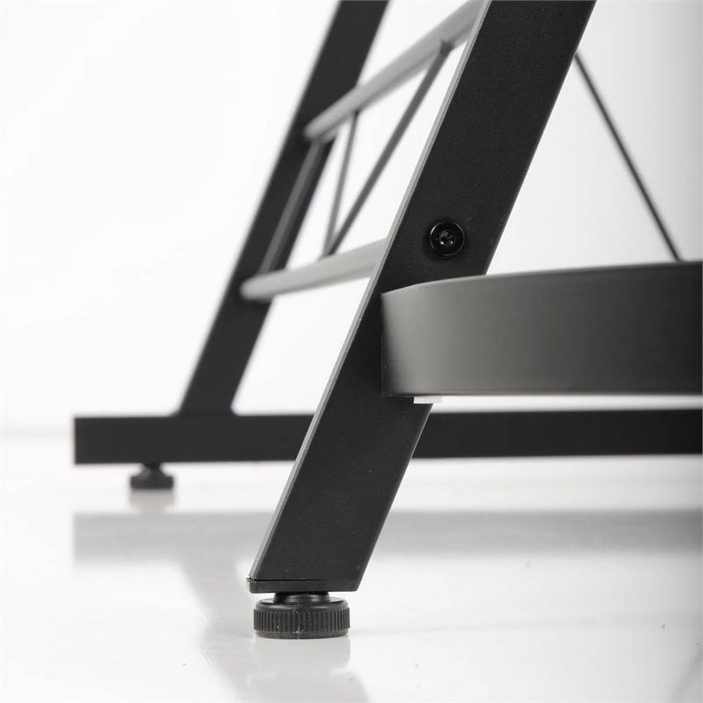 51" Contemporary Wood L-Workcenter D9862