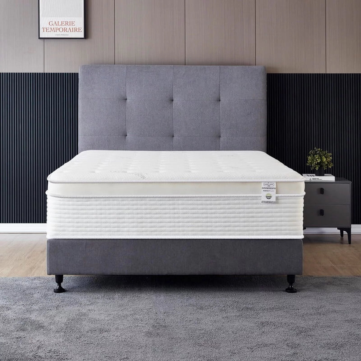 16 Inch Cool Memory Foam Pocket Spring Hybrid Mattress Q5021