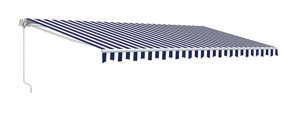 Blue/White Patio Awning Canopy RV Tent O272023