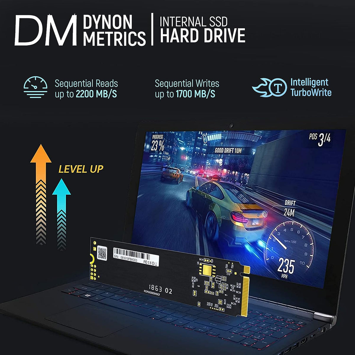 1 TB PCIe NVMe M.2 Internal SSD R111