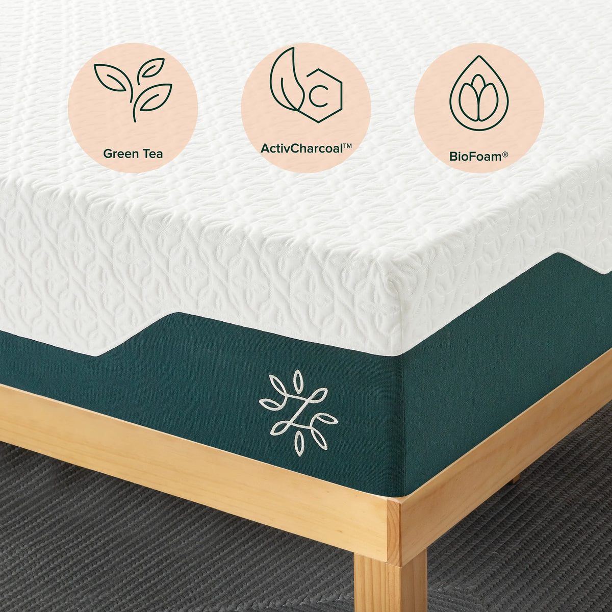 12 Cooling Gel Memory Foam Queen Mattress W580563