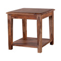 Solid Sheesham Wood End Table Q939