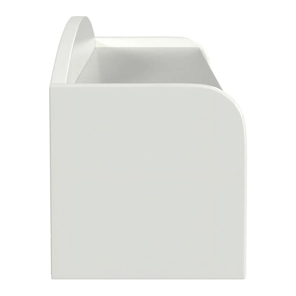 Bright White Engineered Hardwood Desk Hutch Z691