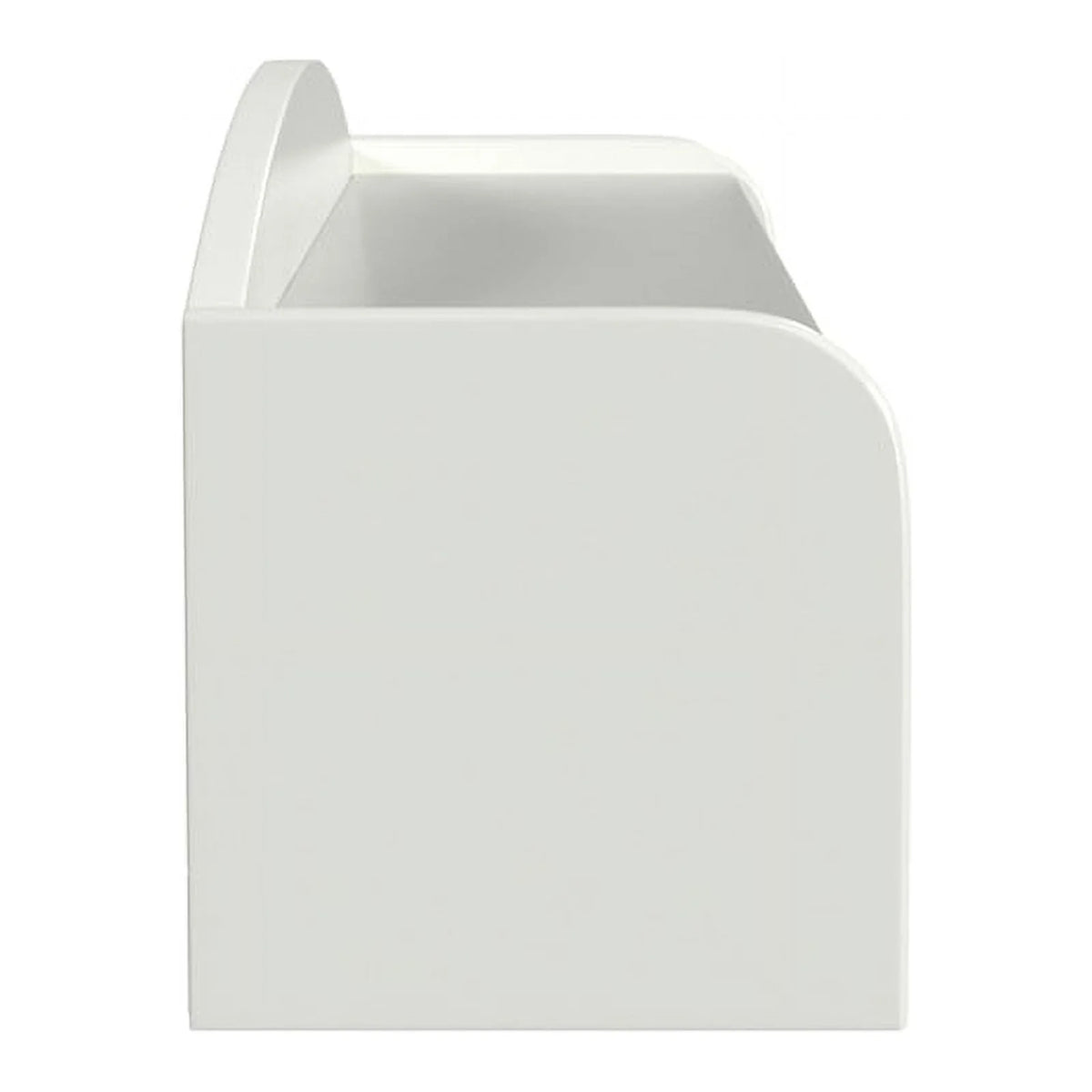 Bright White Engineered Hardwood Desk Hutch Z691