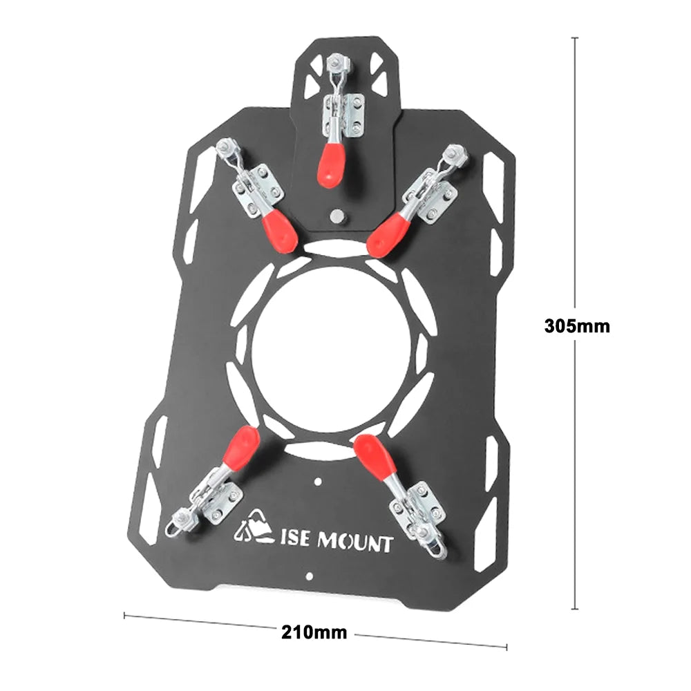 Tent Chimney Anti Scald Plate Clip on Stove Jack Protector P672