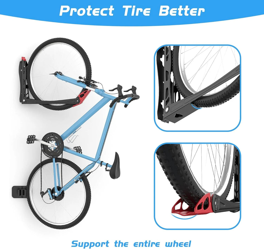 2 Pack Swivel Bike Rack Wall Mount C99291