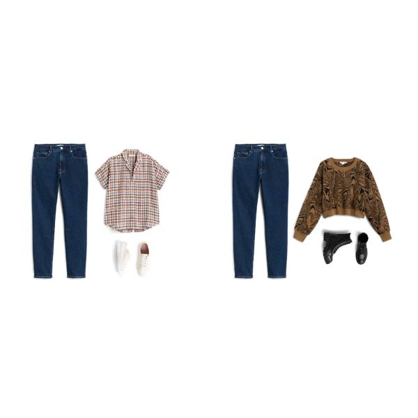 Crop Jean Size 2 Blue V25152