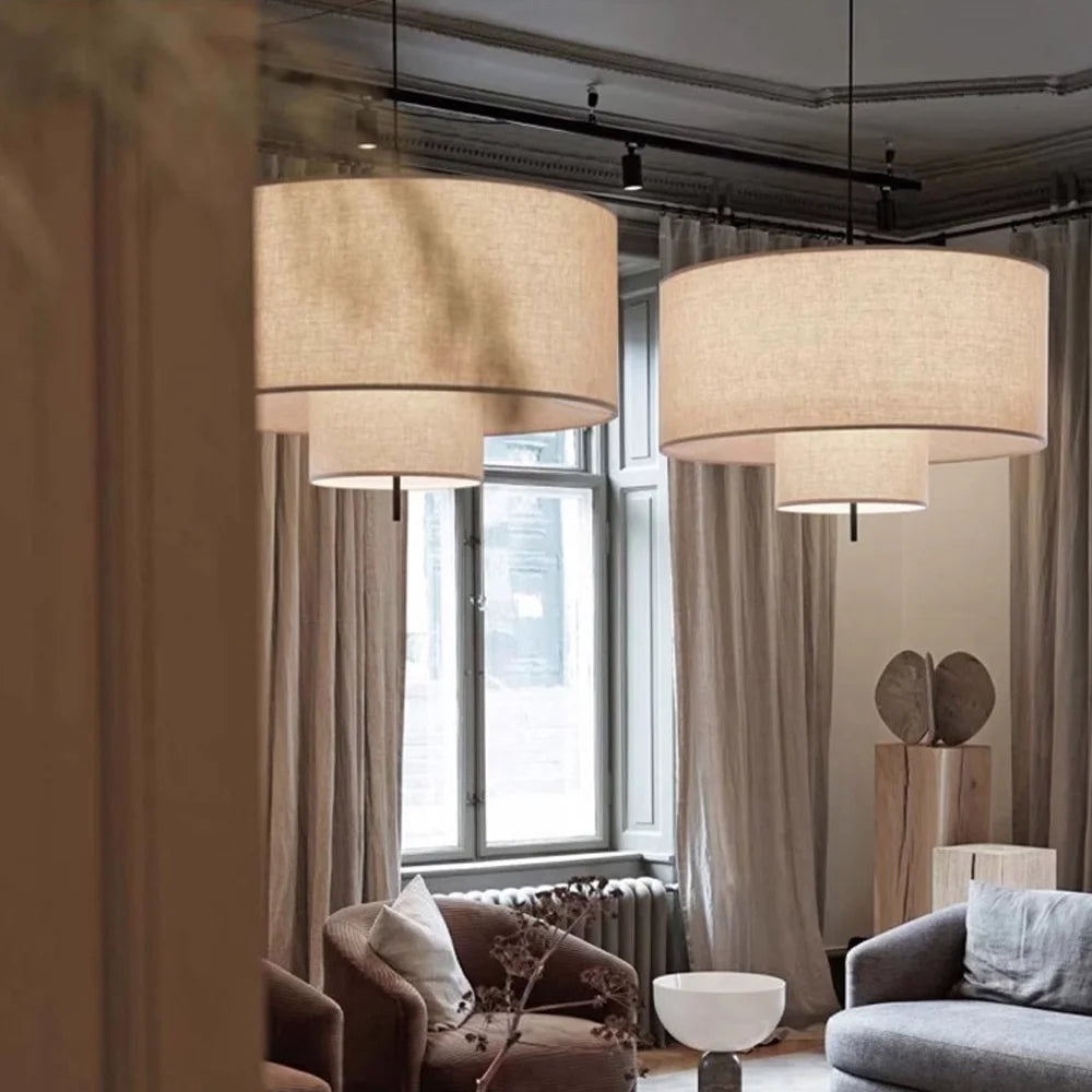 Fabric Chandelier T40196