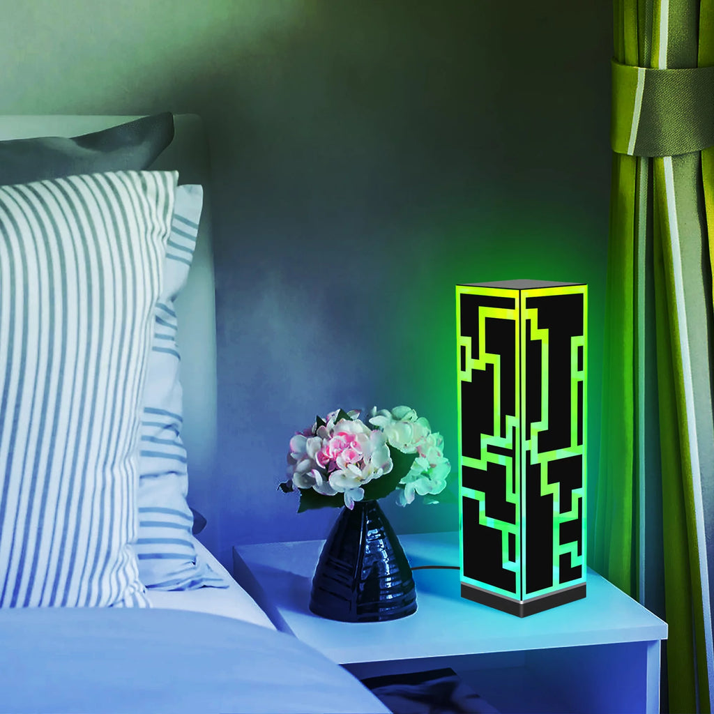 RGB Cube LED Table Lamp with Remote & APP Control S193