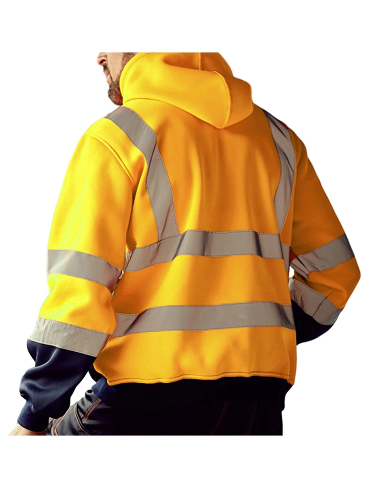 Hi Vis Reflective Hooded Sweatshirt U7241